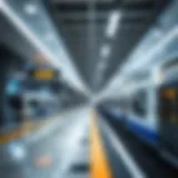 Updated Routes of Dubai Metro Dubai Metro map showcasing updated routes