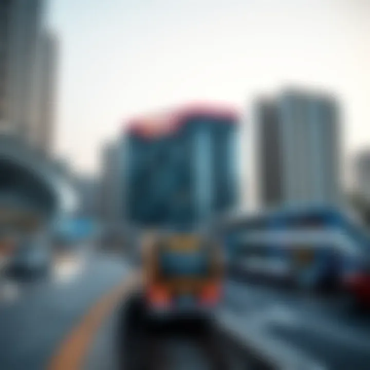 Real estate development near Dubai Metro stations