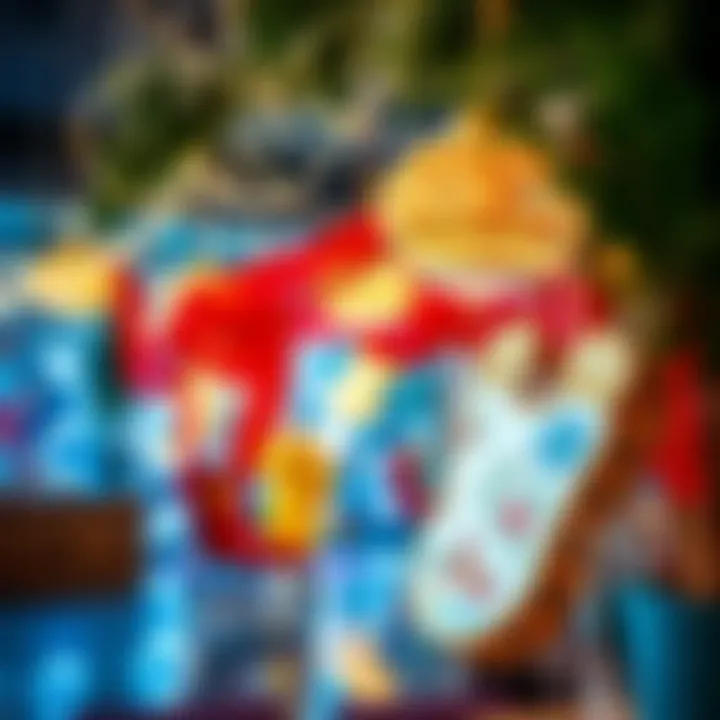 Traditional Emirati decorations symbolizing cultural heritage during public holidays