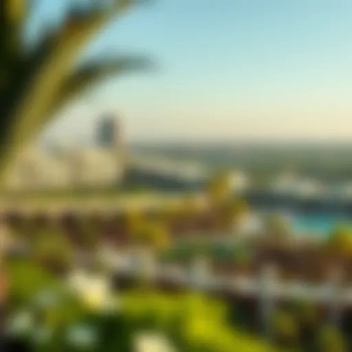 Panoramic view of Emaar Greens showcasing lush landscapes and modern architecture