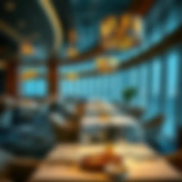 Sophisticated Ambiance and Elegance Elegant table setting at one of the restaurants