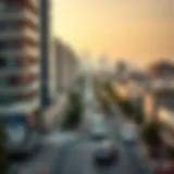 A panoramic view of a secure urban environment in the UAE