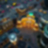 Aerial View of Al Ghurair City Center Aerial view of Al Ghurair City Center showcasing its architectural elegance