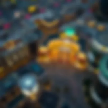 Aerial View of Al Ghurair City Center Aerial view of Al Ghurair City Center showcasing its architectural elegance