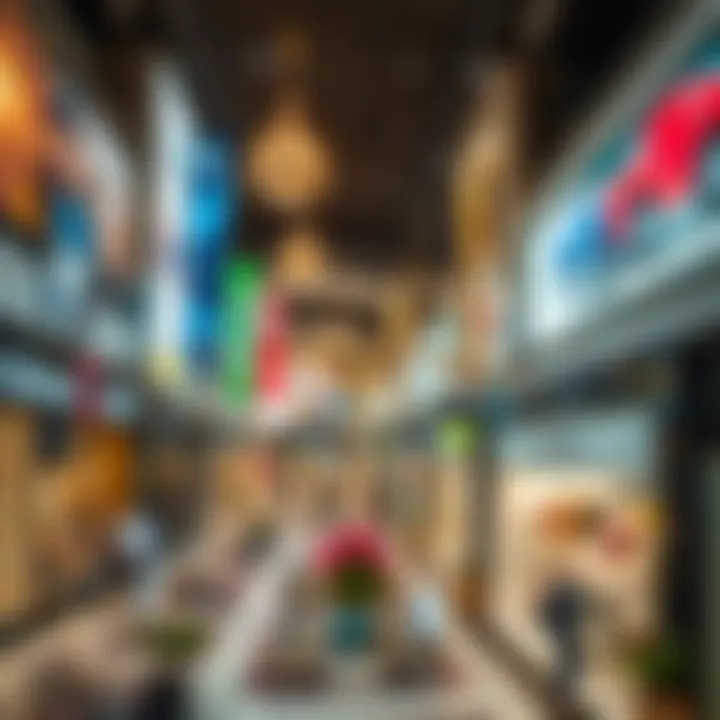 Vibrant Shopping Environment Inside Al Ghurair City Center Interior of Al Ghurair City Center highlighting its vibrant shopping environment
