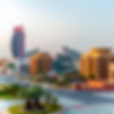 Al-Jada's Strategic Location in Sharjah Strategic map highlighting Al-Jada's location within Sharjah