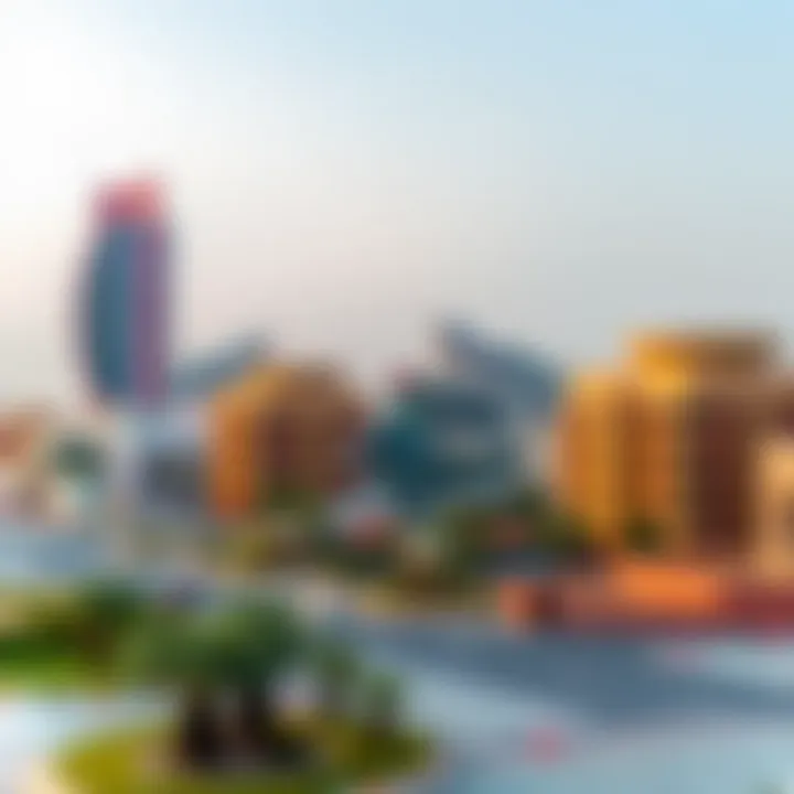 Al-Jada's Strategic Location in Sharjah Strategic map highlighting Al-Jada's location within Sharjah