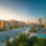 Stunning skyline of Al-Jada showcasing modern architecture