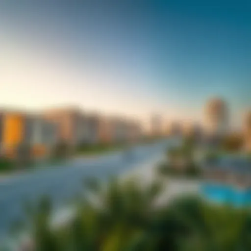 Modern Architecture of Al-Jada Stunning skyline of Al-Jada showcasing modern architecture