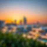 Stunning skyline of Al Mamoura showcasing modern architecture