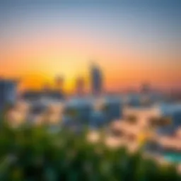 Stunning skyline of Al Mamoura showcasing modern architecture