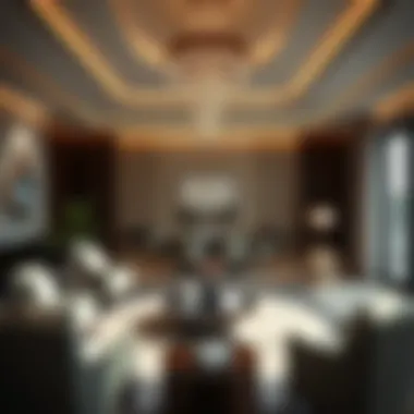 Interior design of a luxurious property in Al Maya DSO reflecting contemporary elegance