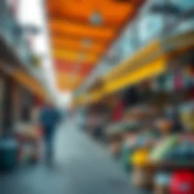 Local Market and Lifestyle in Al-Nuaimiya Vibrant local market in Al-Nuaimiya featuring lifestyle options