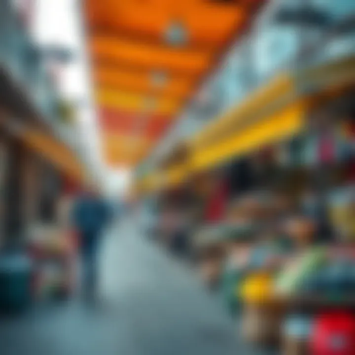 Local Market and Lifestyle in Al-Nuaimiya Vibrant local market in Al-Nuaimiya featuring lifestyle options