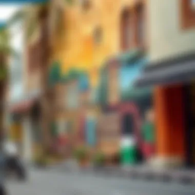 Artistic mural depicting the cultural essence of Al Quoz