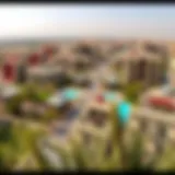 Panoramic View of Al Rashidiya A panoramic view of Al Rashidiya showcasing modern architecture and green spaces