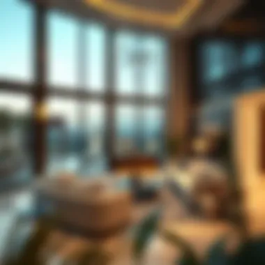 Interior Luxury of Al Sarfa Villas Luxurious interior design of a living space in Al Sarfa Villas