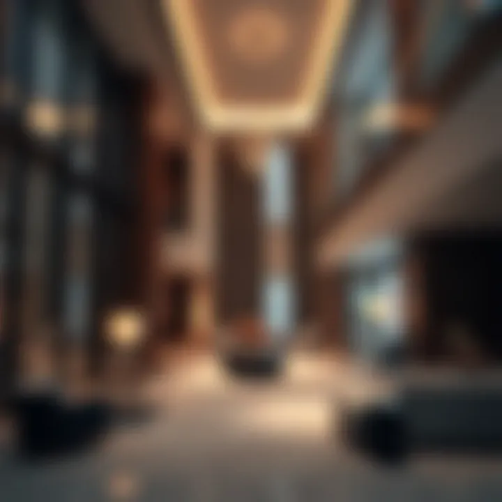 Interior of the Al Tayer Building emphasizing luxury design and space
