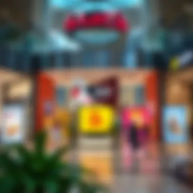 Promotional displays highlighting special offers at Al Wahda Mall