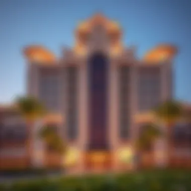 Architectural Marvel of Al Waleed Paradise Stunning architectural view of Al Waleed Paradise