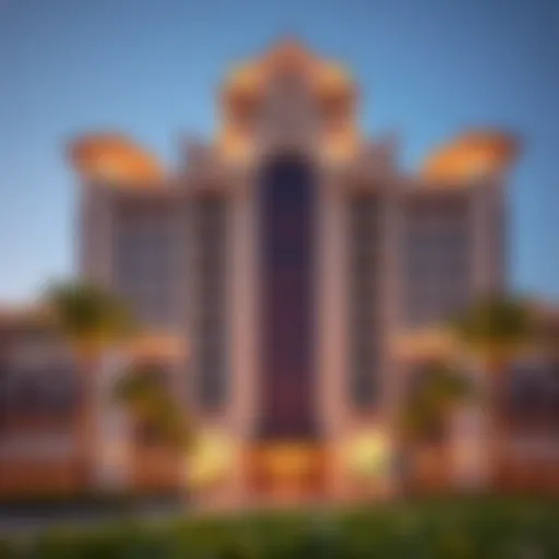 Architectural Marvel of Al Waleed Paradise Stunning architectural view of Al Waleed Paradise