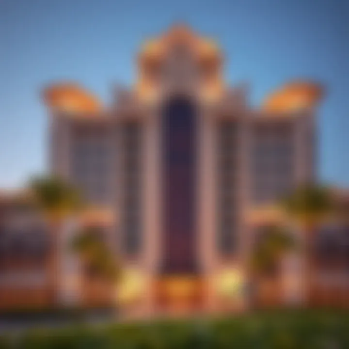 Architectural Marvel of Al Waleed Paradise Stunning architectural view of Al Waleed Paradise