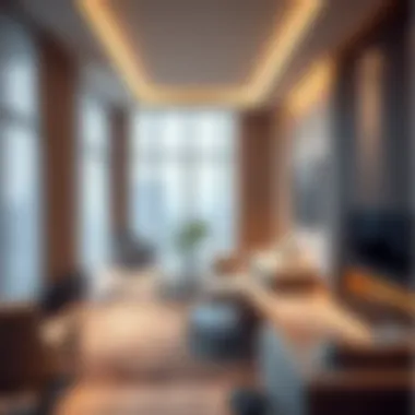 Modern Apartment Interior in Dubai Luxurious apartment interior showcasing modern design