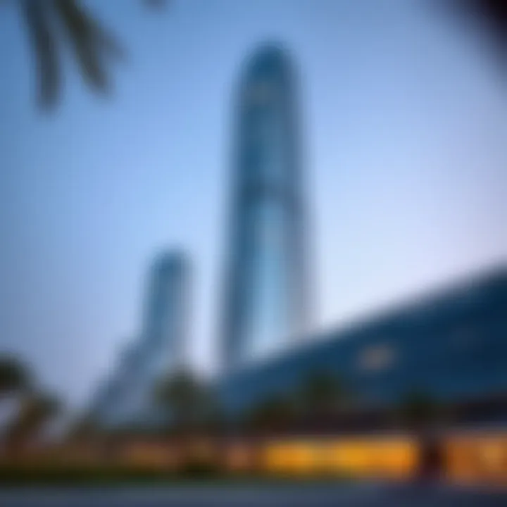 Stunning view of API Tower showcasing its modern architecture