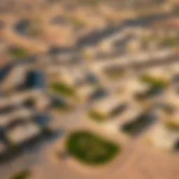 Aerial view of Arabian Ranches 3 showcasing the residential layout