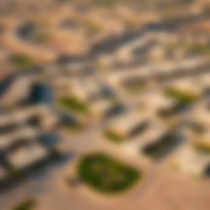 Aerial view of Arabian Ranches 3 showcasing the residential layout