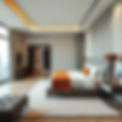 Stylish bed space interior in Business Bay