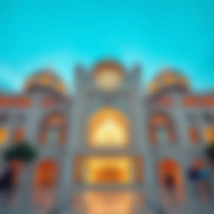 Architectural Marvels of ابشار جميرا Architectural details of a landmark in ابشار جميرا