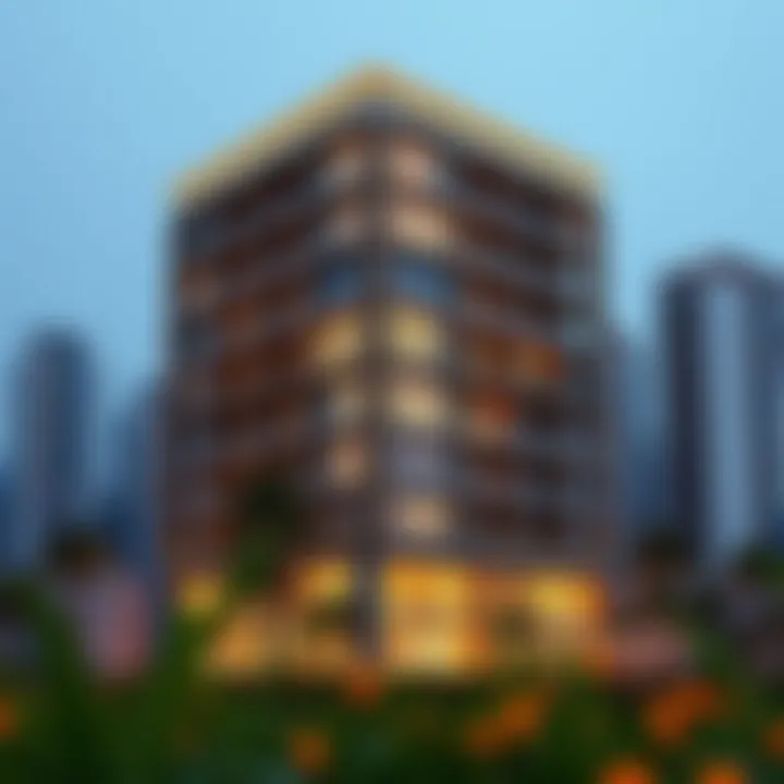 Luxury Living in ابشار جميرا Luxury residential building in ابشار جميرا