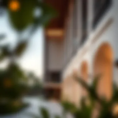 Architectural details of Building Five