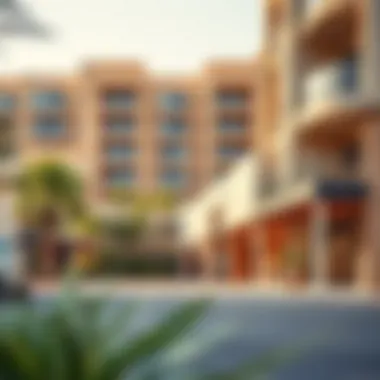 Community Scene Near Churchill Towers Vibrant community scene near Churchill Towers