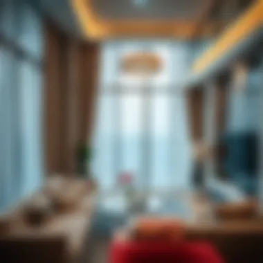 Luxurious Interior of Churchill Towers Luxurious interior of a residential unit in Churchill Towers