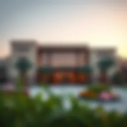 Exterior view of the Arabian Ranches 1 Community Center showcasing its architectural design