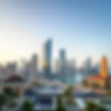 Business Bay Skyline A panoramic view of Business Bay showcasing luxury apartments and vibrant lifestyle.