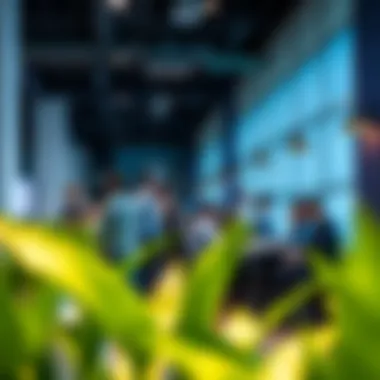 Networking Opportunities in Dubai's Coworking Scene Networking event taking place in a coworking facility