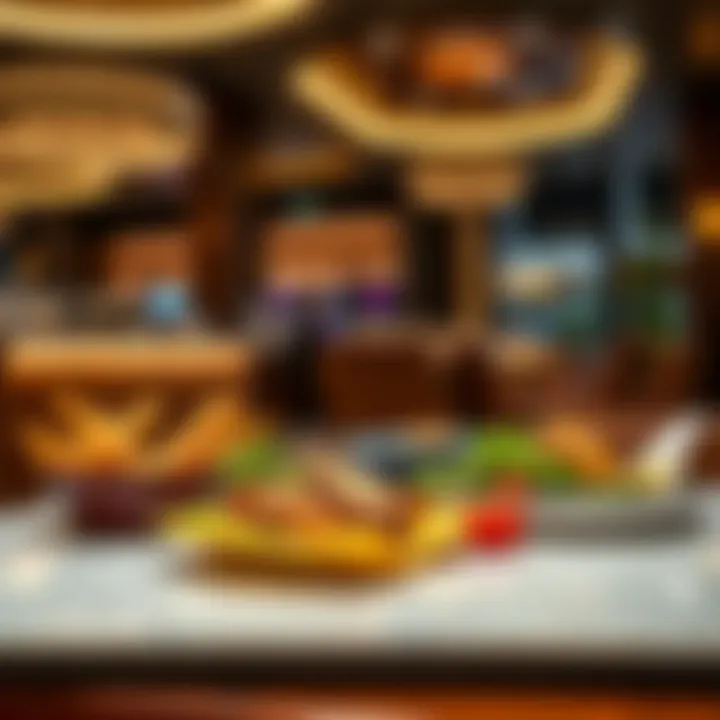 Gourmet Delights in Jumeirah Beach Residence Delicious gourmet dishes served at a JBR eatery