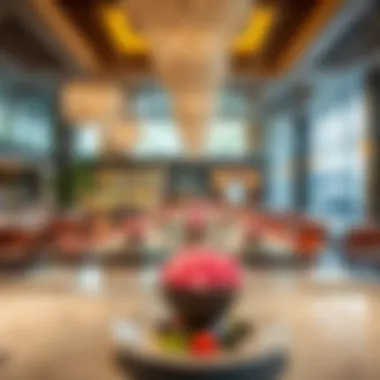 Culinary Artistry in Jumeirah Beach Residence Interior of a vibrant JBR restaurant showcasing culinary art