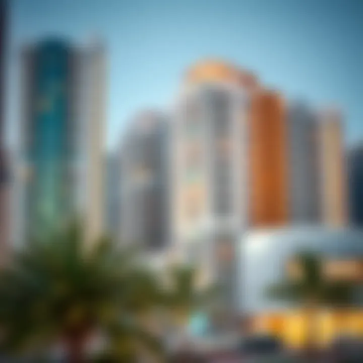 Diverse Housing Options: A Look at Deira's Residences Showcasing diverse residential buildings in Deira