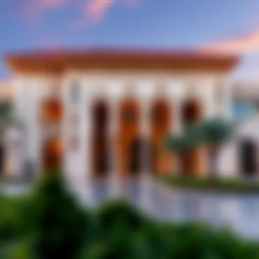 Architectural Beauty of the Dubai Heritage Museum A stunning view of the Dubai Heritage Museum's exterior architecture