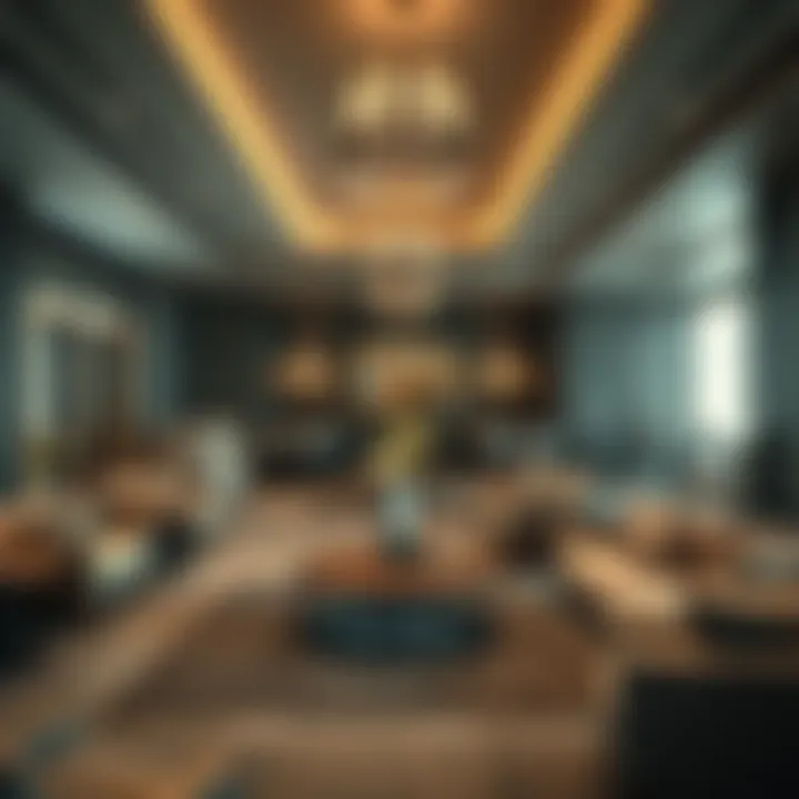 Luxurious lounge area for relaxation post-workout