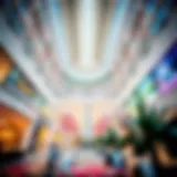 Interior view of Dubai Mall showcasing architectural beauty