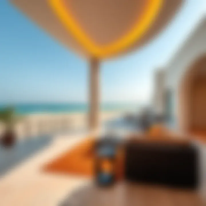 Luxurious beachfront properties near Mamzar Beach