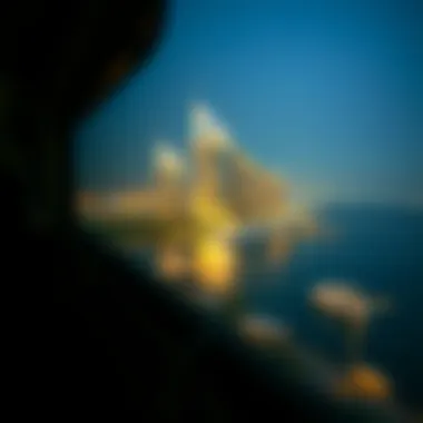 Stunning view of Palm Jumeirah from the metro