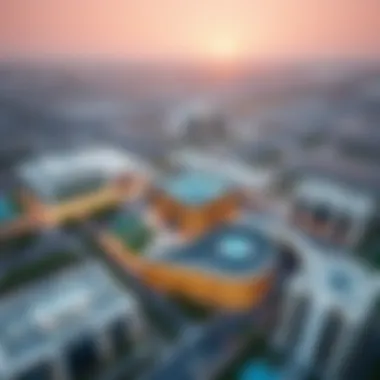 Aerial view of Dubai Technology Park showcasing modern architecture