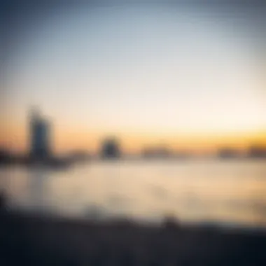 Jumeirah Beach: A Dawn of Serenity Tranquil view of Jumeirah Beach at dawn