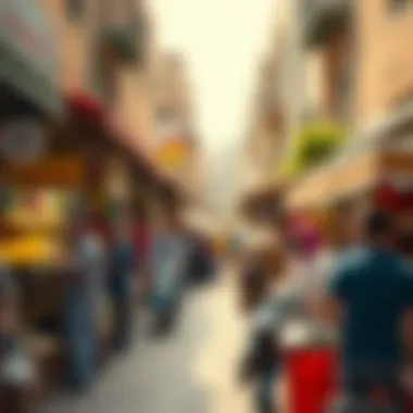 Vibrant Market Experience Vibrant market scene in Dubai's Old City